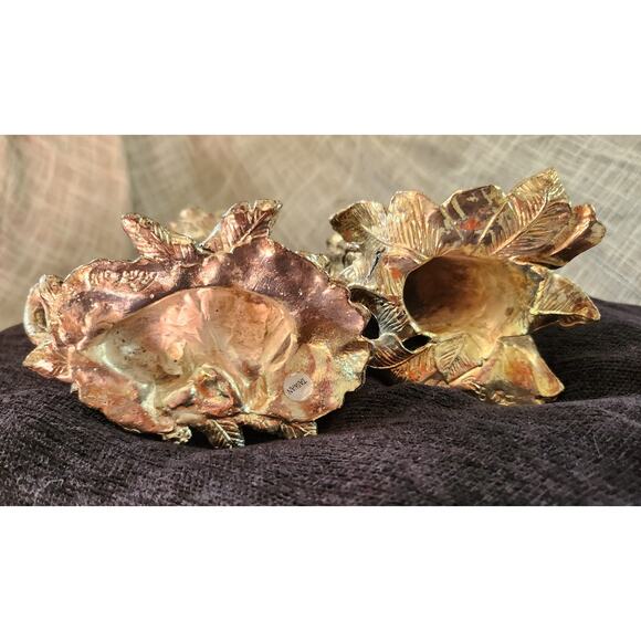 1990's Arthur Court candle holders, vintage set, Leopard and Elephant - Picture 14 of 14